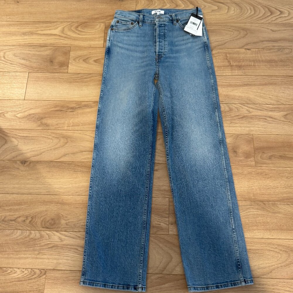 RE/DONE  90s High Rise Loose Jeans | Rio Fade | size 28